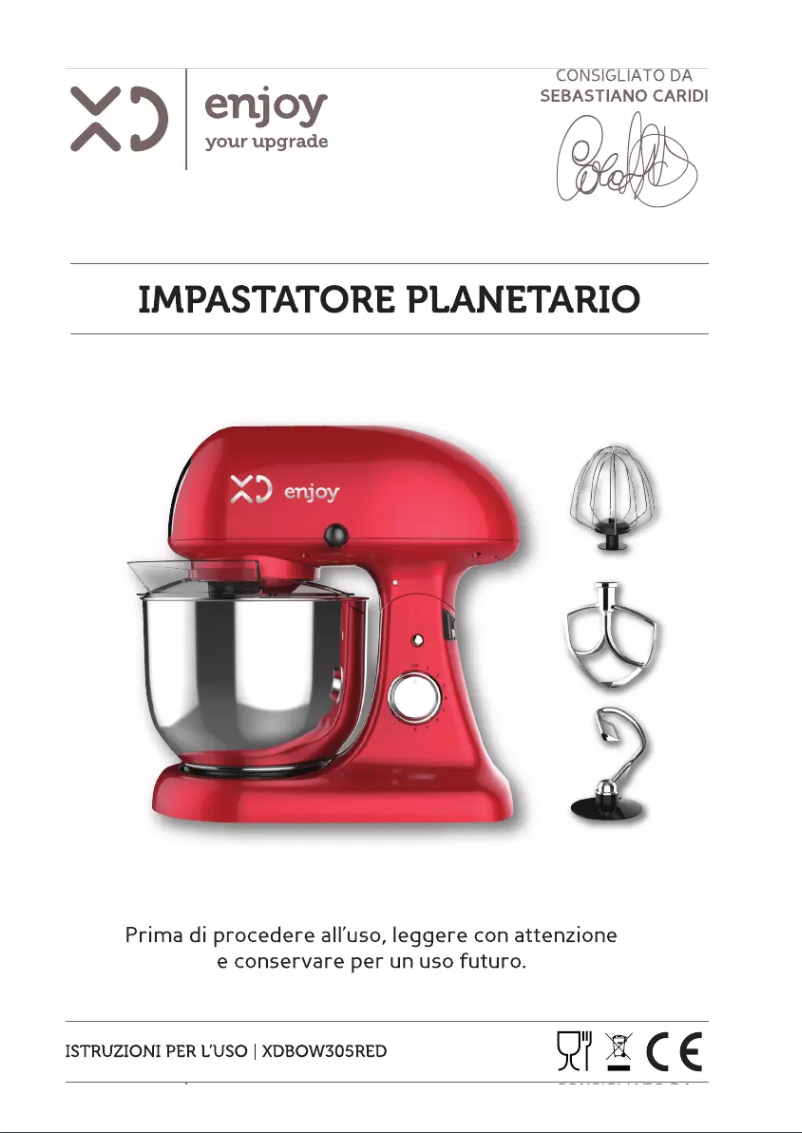 Page 1 de la notice Manuel utilisateur XD BOW305RED