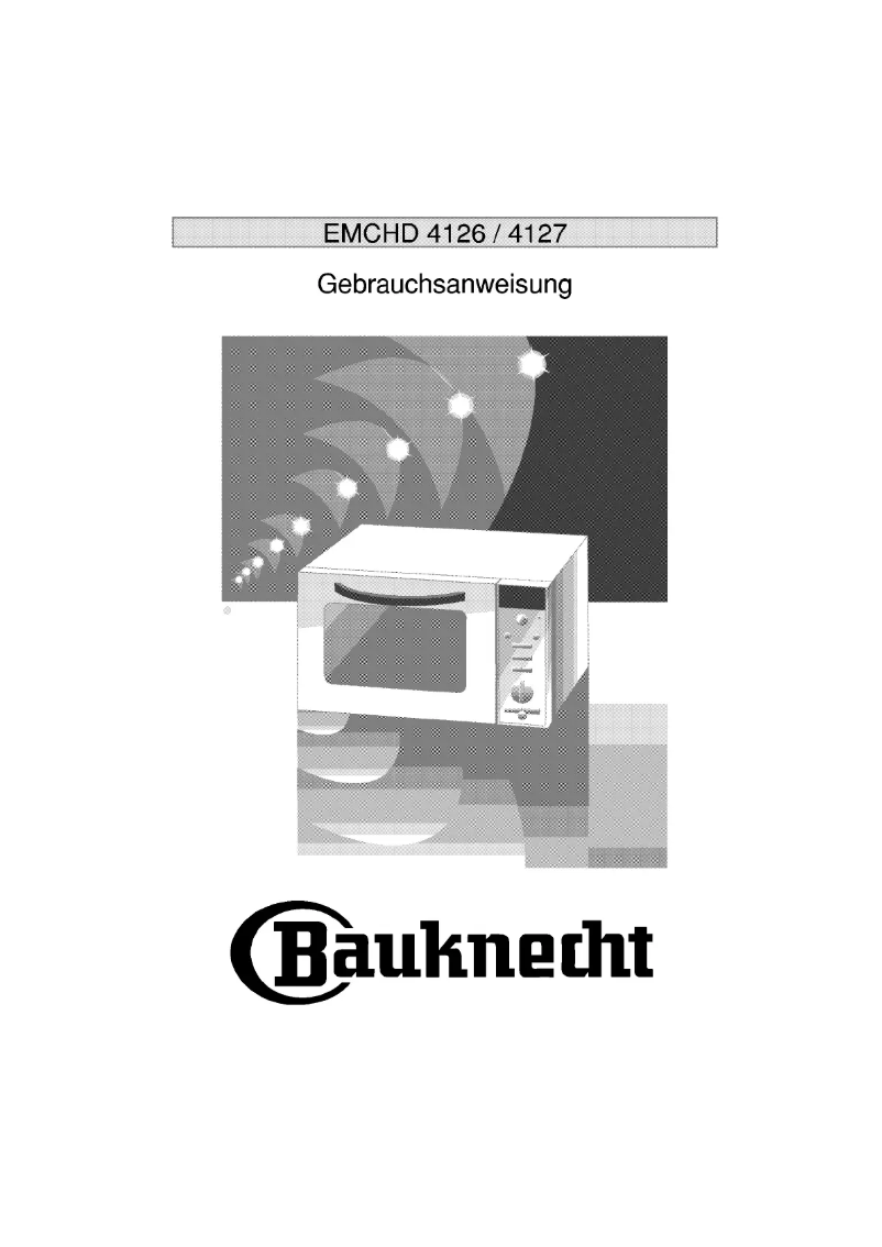 Page 1 de la notice Manuel utilisateur Bauknecht EMCHD 4126 IN