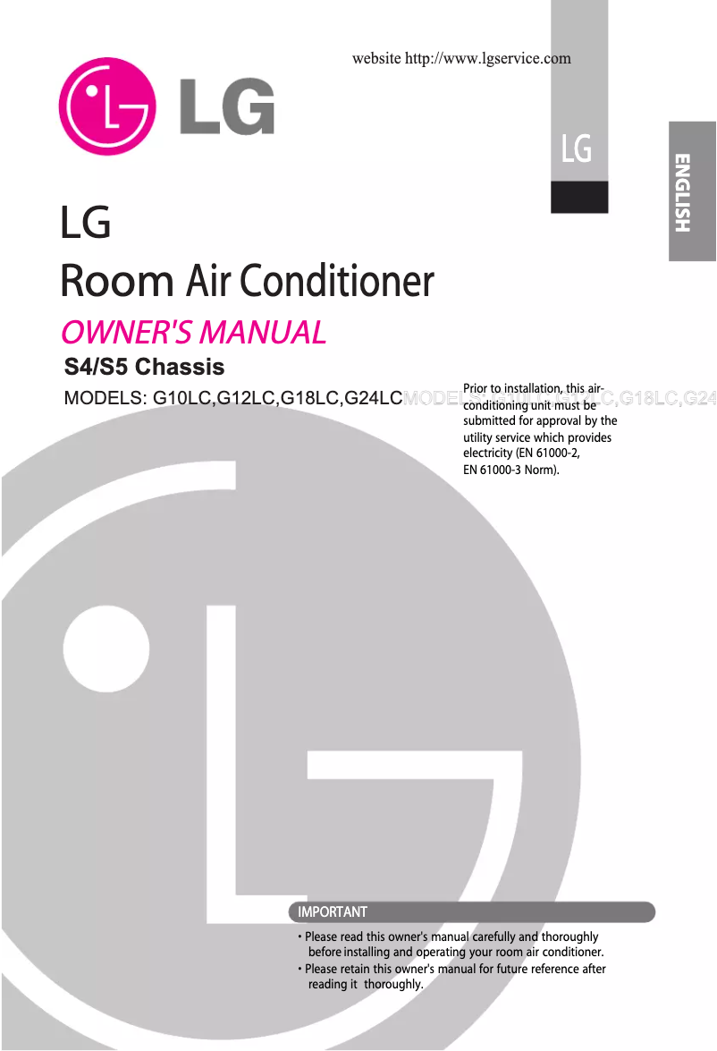 Página 1 del manual Manual de usuario LG HSUC0964DA3