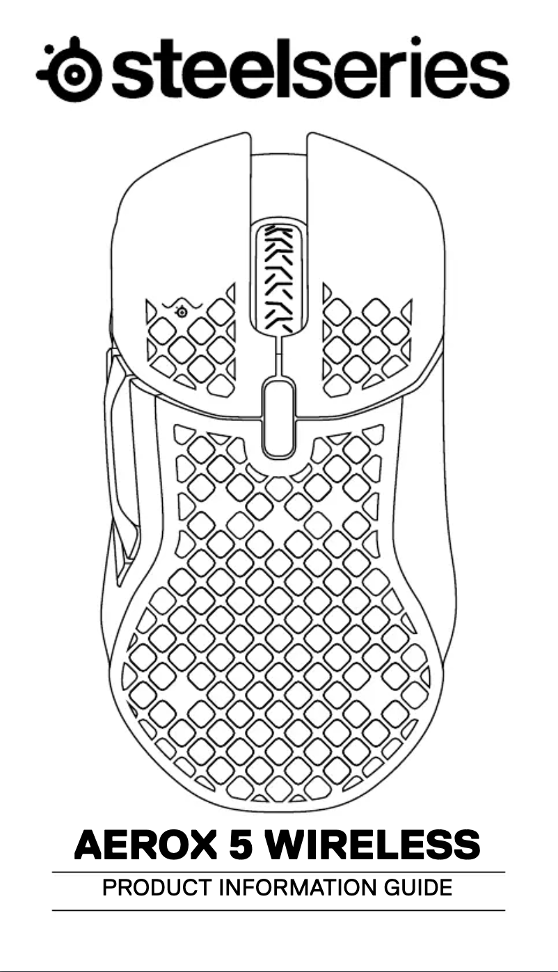 Image de la première page du manuel de l'appareil Aerox 5 Wireless