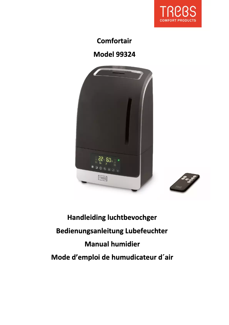 Imagen de la primera página del manual del dispositivo Comfortair 99324