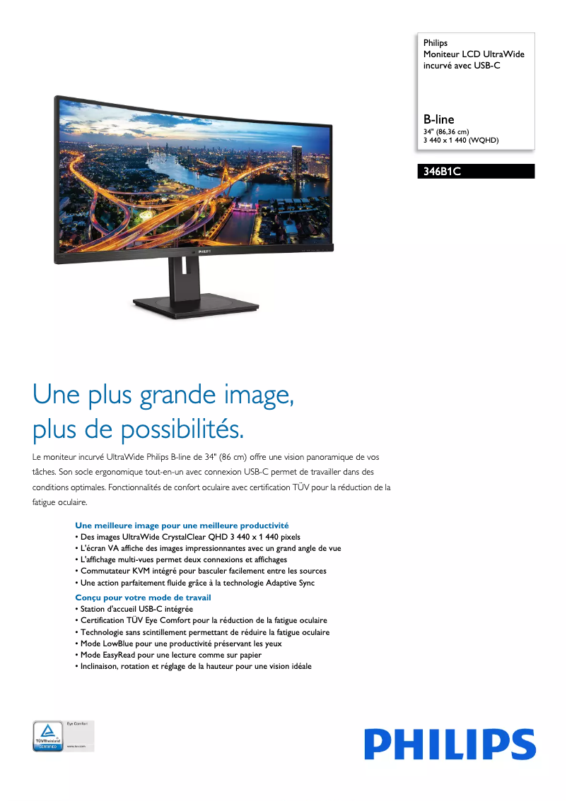 Image de la première page du manuel de l'appareil B Line 346B1C