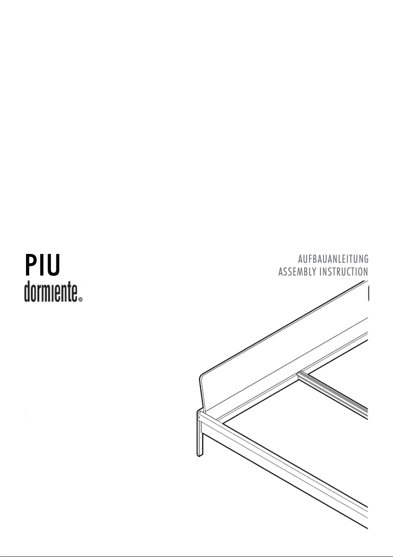 Page n°1 - Manuel utilisateur Dormiente Piu