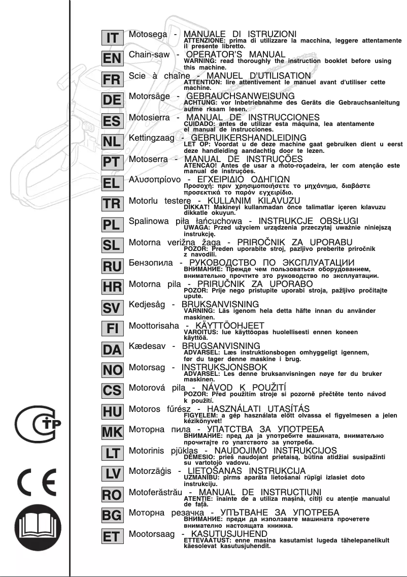 Page 1 de la notice Manuel utilisateur Stiga SP 46