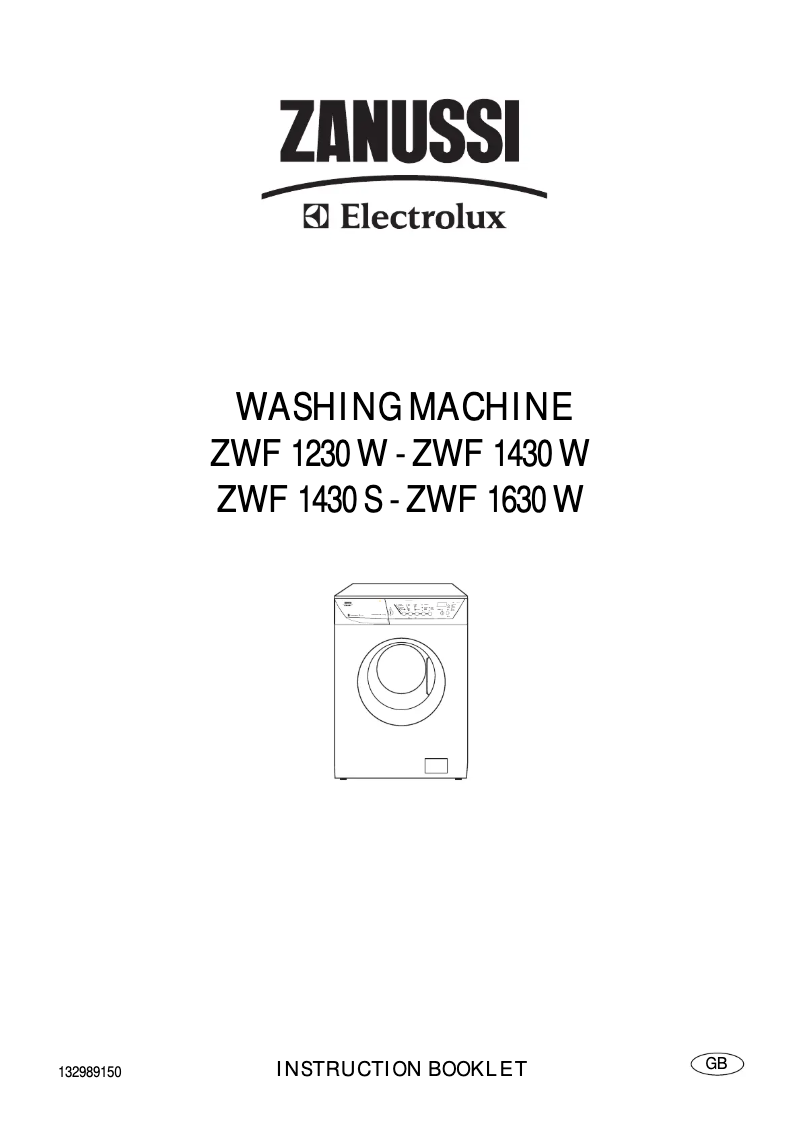 Página 1 del manual Manual de usuario Electrolux EW1430F