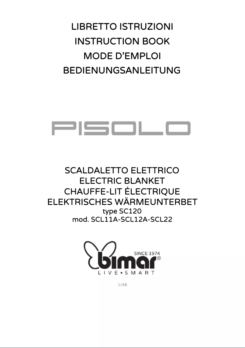 Image de la première page du manuel de l'appareil SCL11A