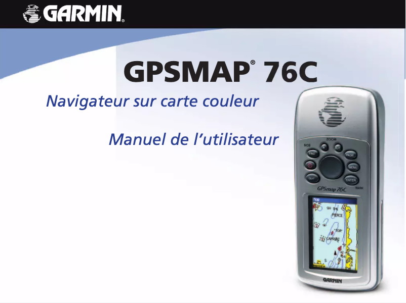 Image de la première page du manuel de l'appareil GPSmap 76CS