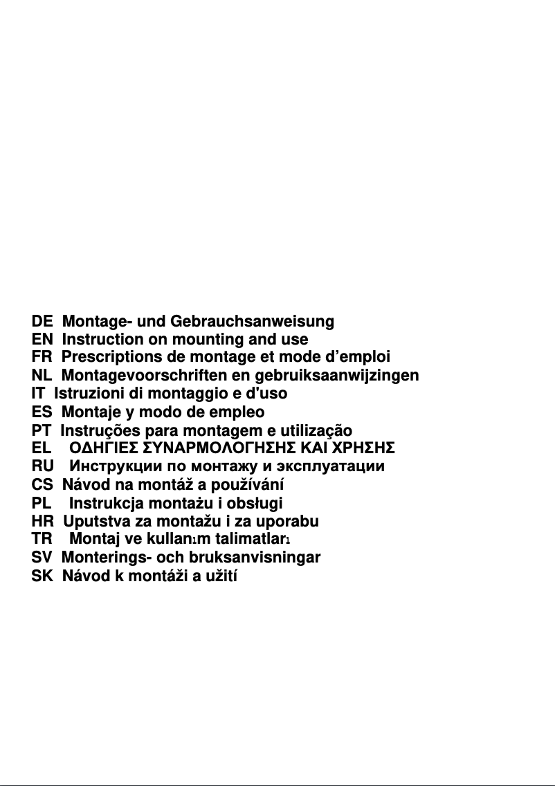 Page 1 de la notice Manuel utilisateur Elica TONDA IX F/60