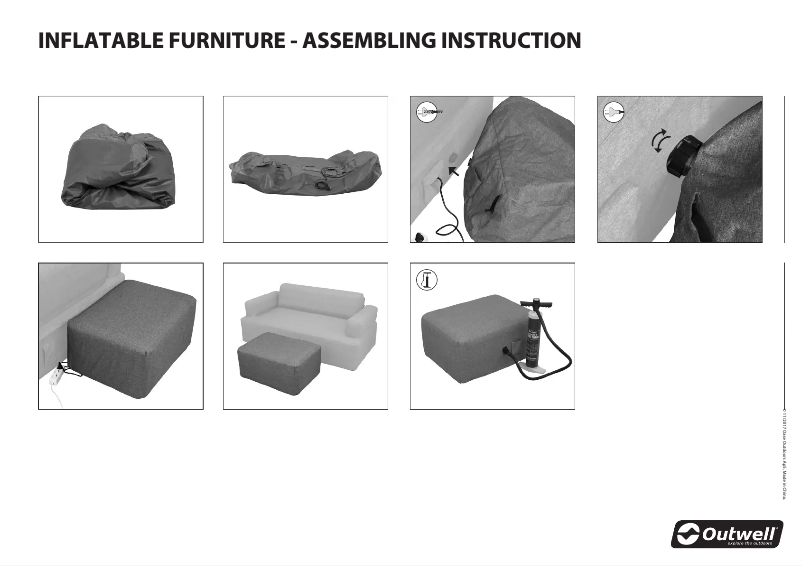 Page 1 of the manual User Manual Outwell Evans