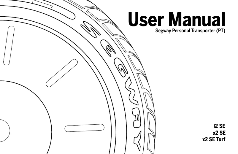 Page n°1 - Manuel utilisateur Segway X2 SE