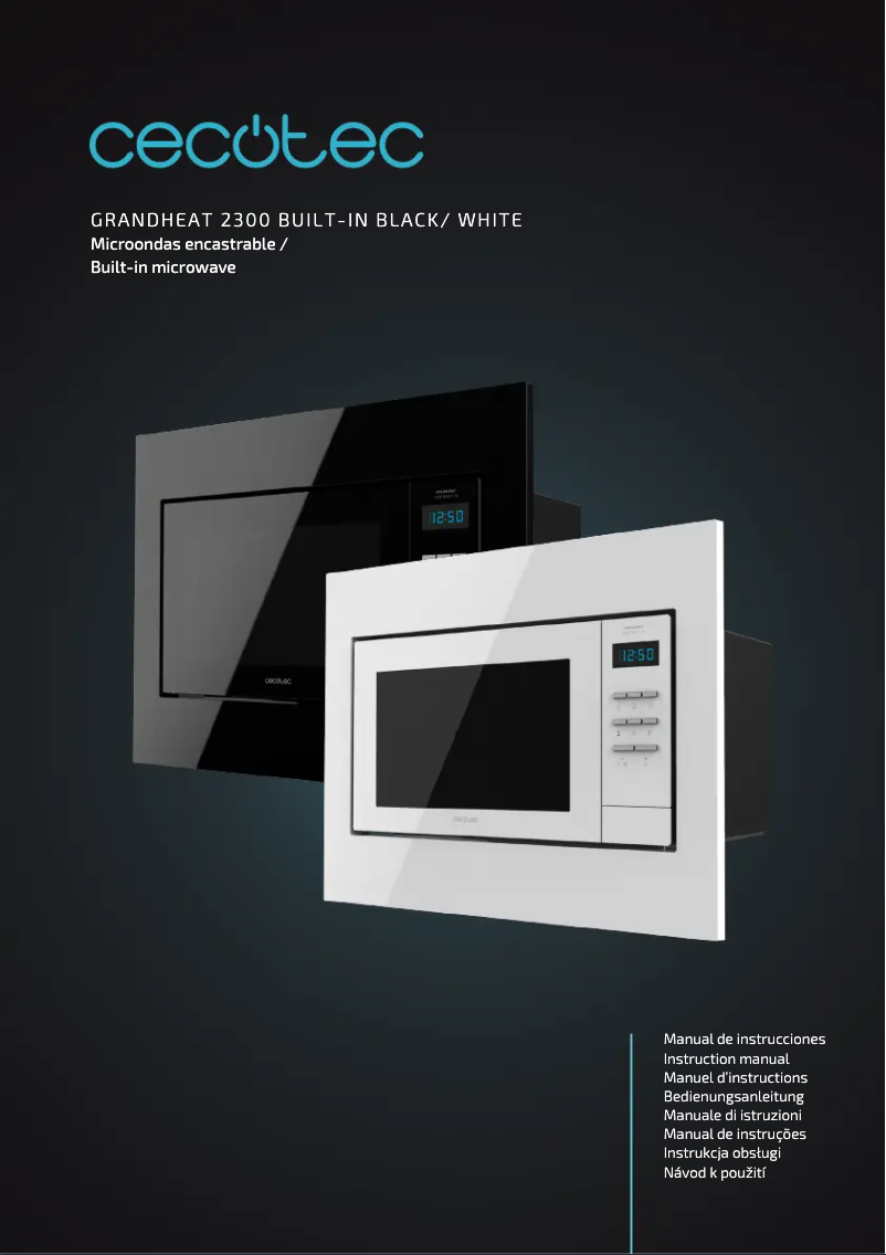 Page 1 de la notice Manuel utilisateur Cecotec GrandHeat 2300 Built-In