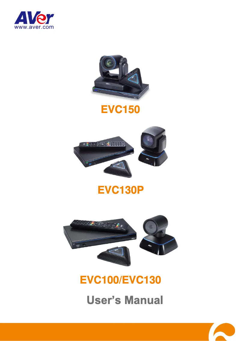 Page 1 de la notice Manuel utilisateur AVer EVC130