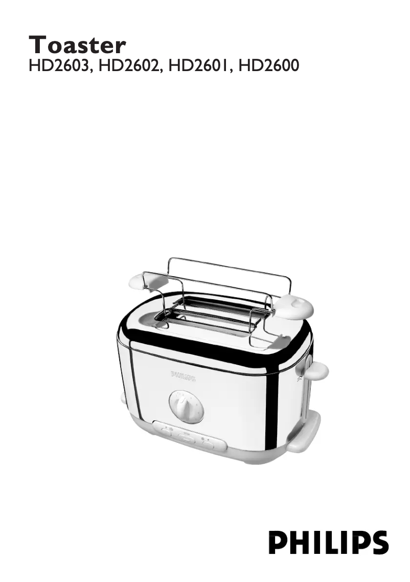 Page n°1 - Manuel utilisateur Philips Daily Collection HD2601