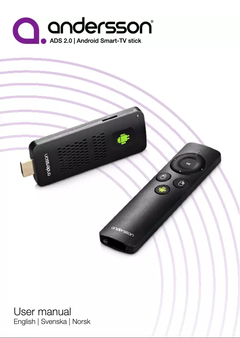 Página 1 del manual Manual de usuario Andersson ADS 2.0