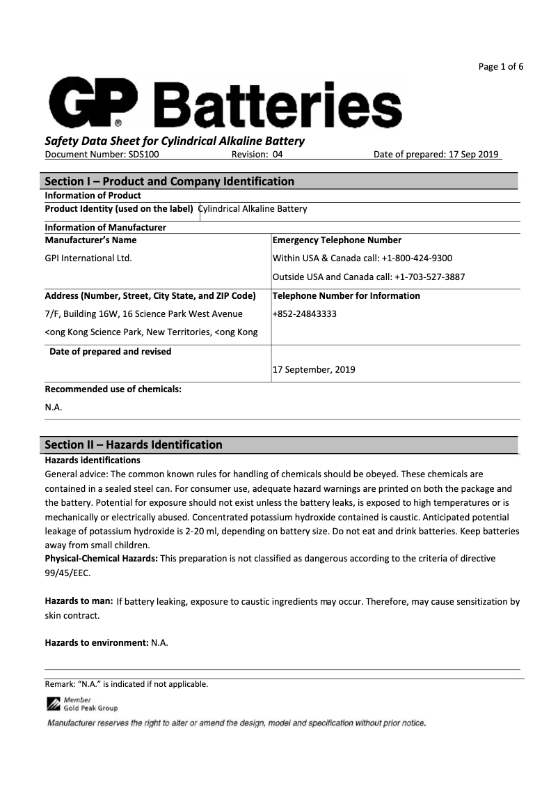 Page 1 de la notice Fiche technique Klein Tools ET250