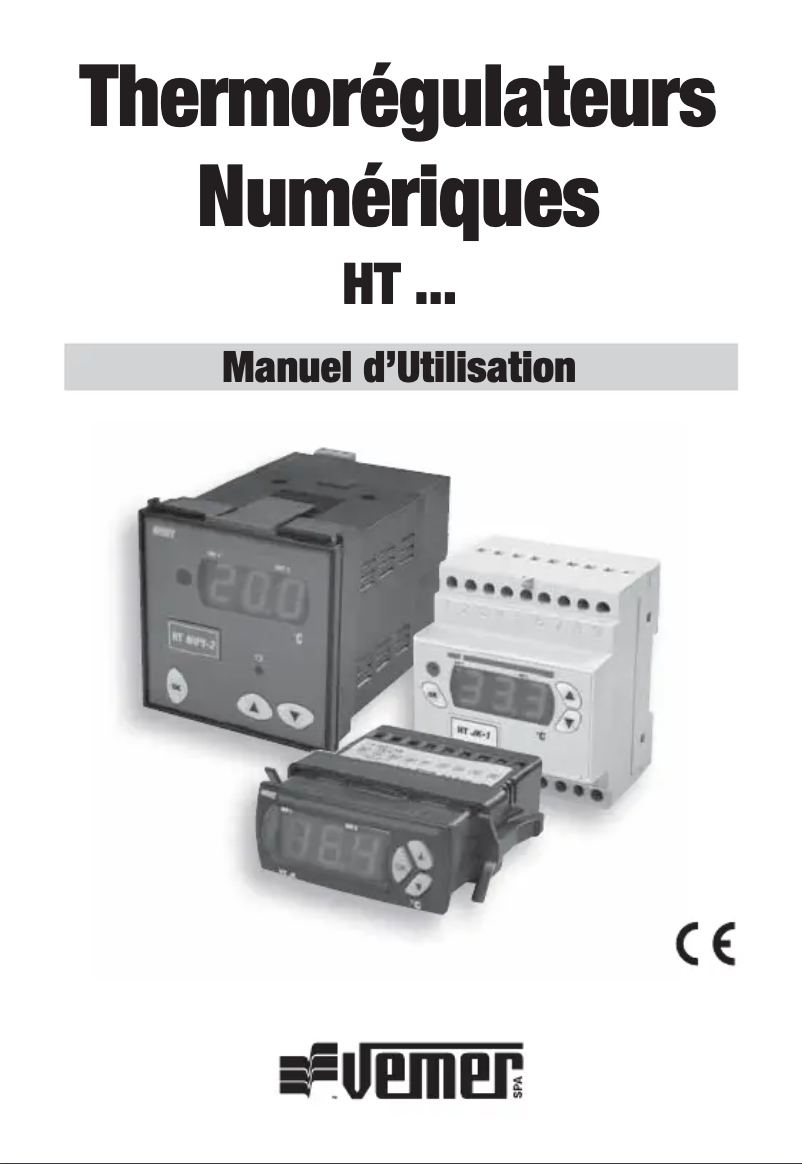 Page n°1 - Manuel utilisateur Vemer HT JK-2P3D