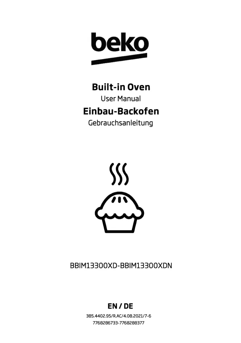 Page 1 de la notice Manuel utilisateur Beko BBIM13300XDN