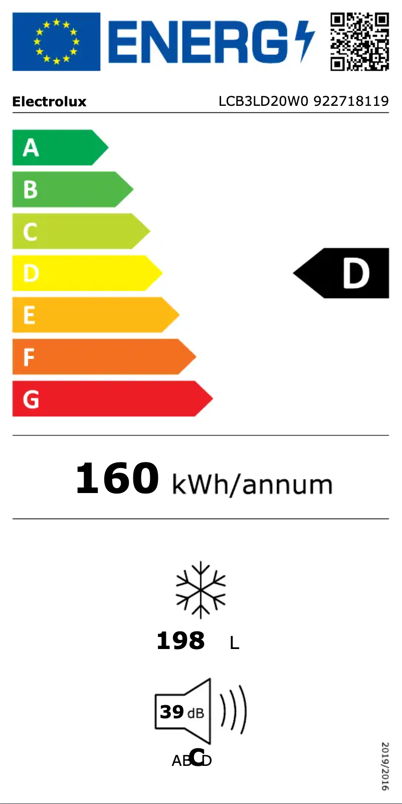 Image de la première page du manuel de l'appareil LCB3LD20W0