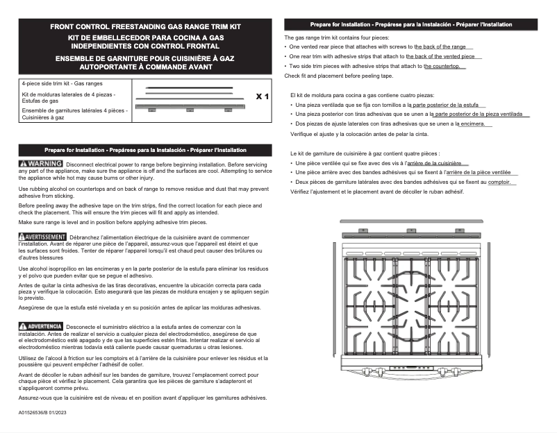Image de la première page du manuel de l'appareil 11NBSTGSDS