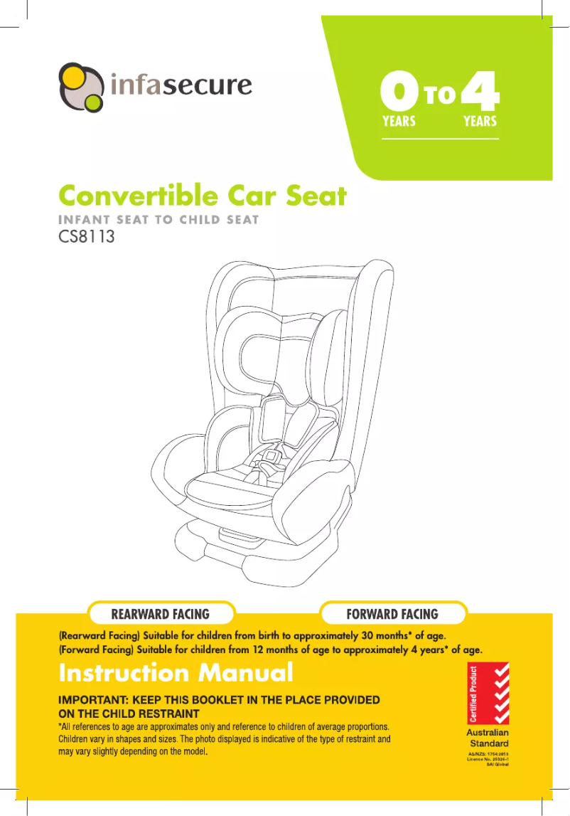 Page 1 de la notice Manuel utilisateur InfaSecure Pivot Move