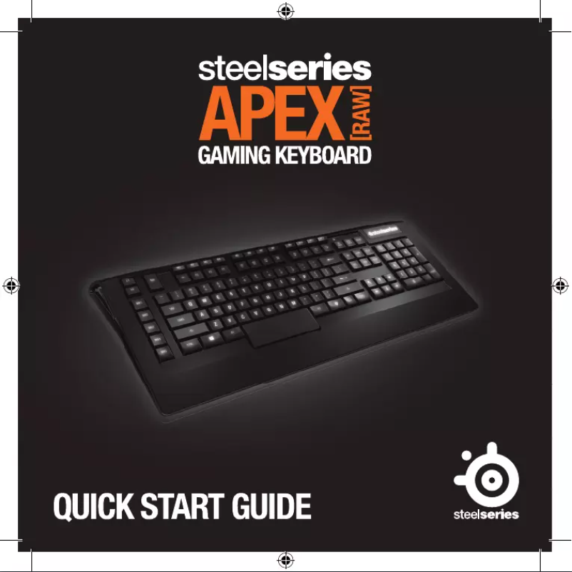 Image de la première page du manuel de l'appareil Apex RAW