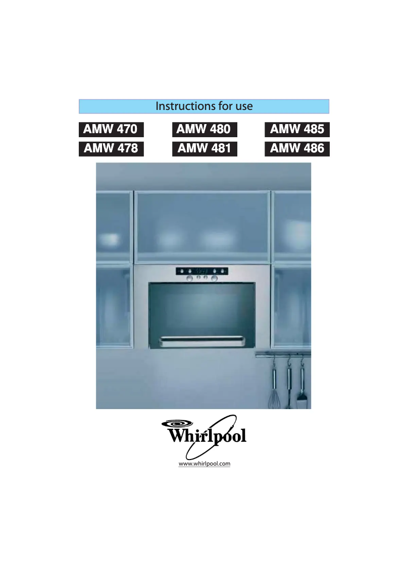Página 1 del manual Manual de usuario Whirlpool AMW 470 IX
