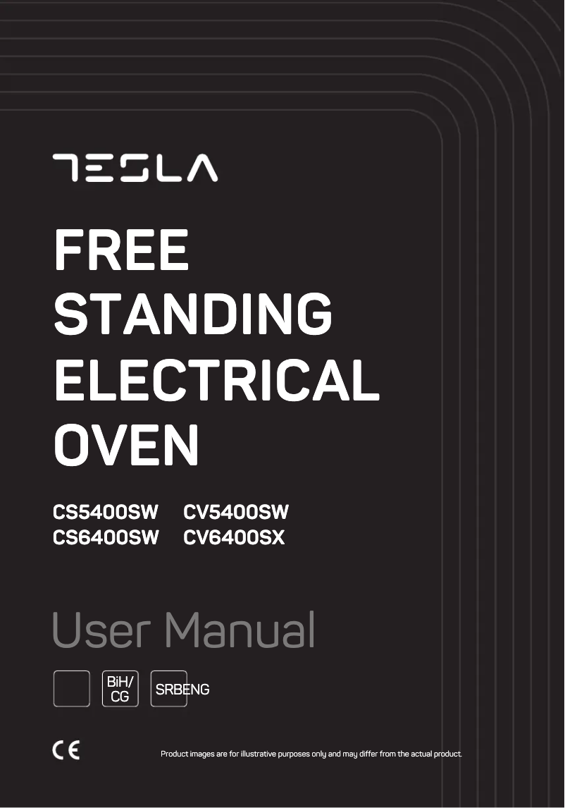 First page image of the manual for CV5400SW