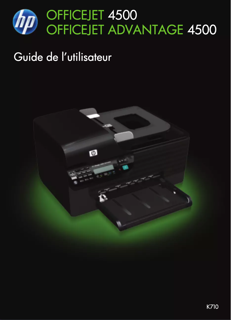 Page n°1 - Manuel utilisateur HP Officejet 4500