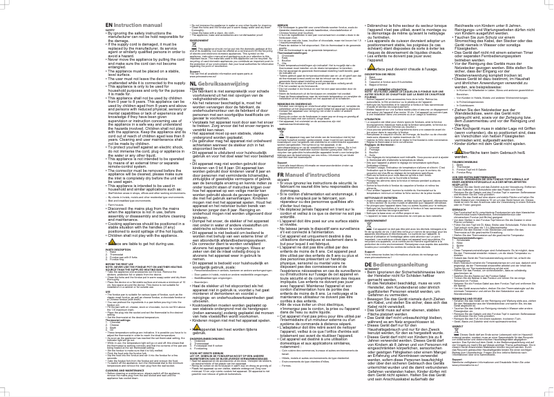 Image de la première page du manuel de l'appareil 1173025