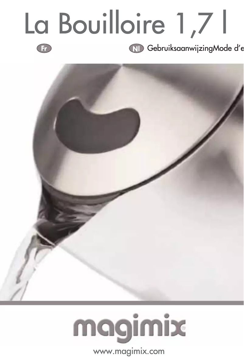 Page 1 de la notice Manuel utilisateur Magimix La Bouilloire 1,7L 11557