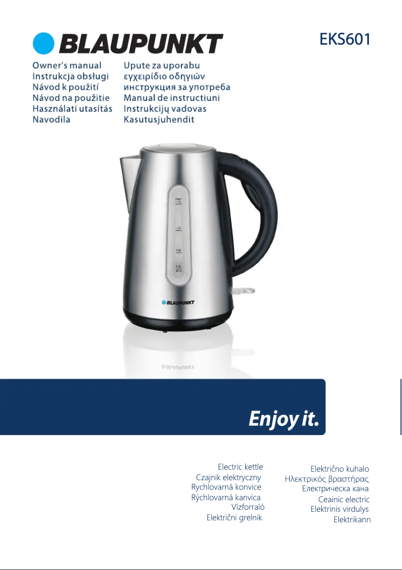 Page 1 de la notice Manuel utilisateur Blaupunkt EKS601