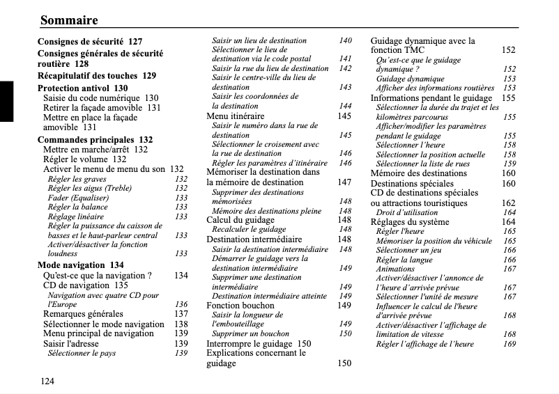 Page 1 de la notice Manuel utilisateur Becker Indianapolis Pro 7950