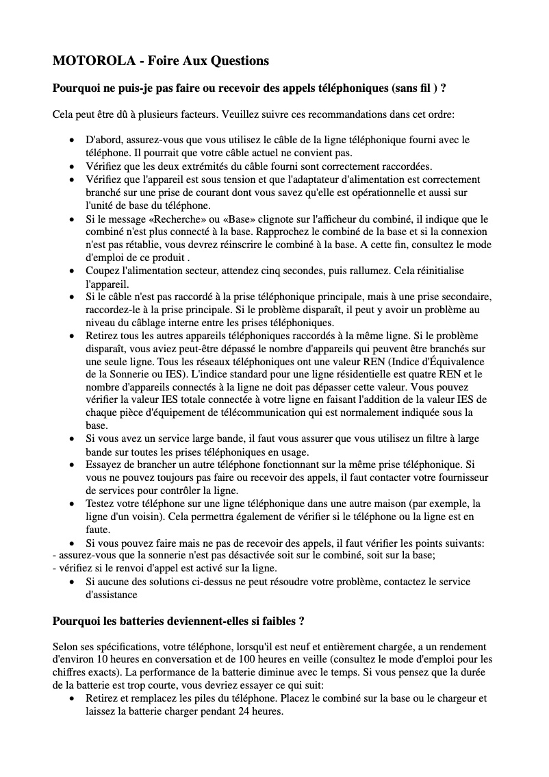 Image de la première page du manuel de l'appareil T212