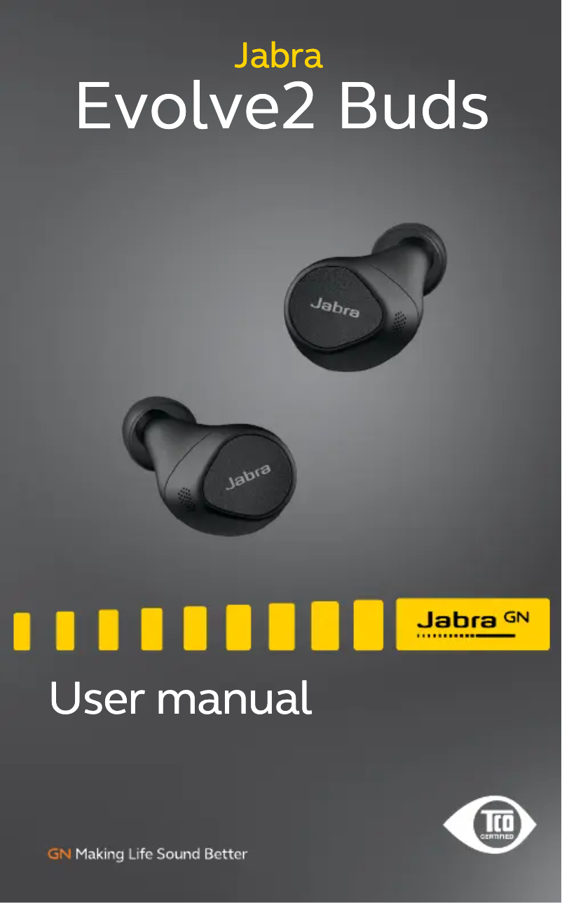 Página 1 del manual Manual de usuario Jabra Evolve2 Buds