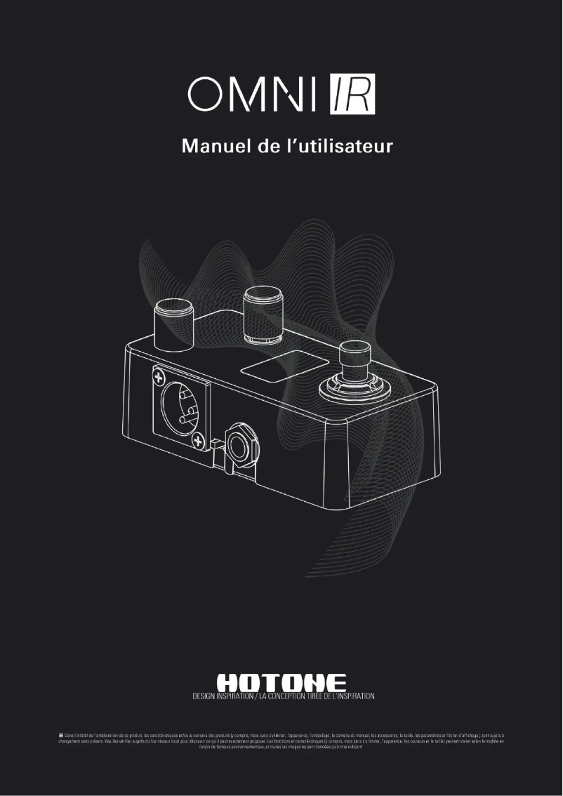Page n°1 - Manuel utilisateur Hotone Omni IR