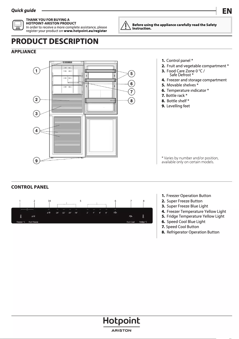 Image de la première page du manuel de l'appareil HA70BI 52 X