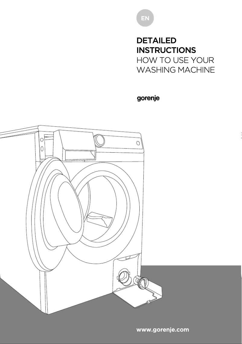 Page n°1 - Manuel utilisateur Gorenje W8844H