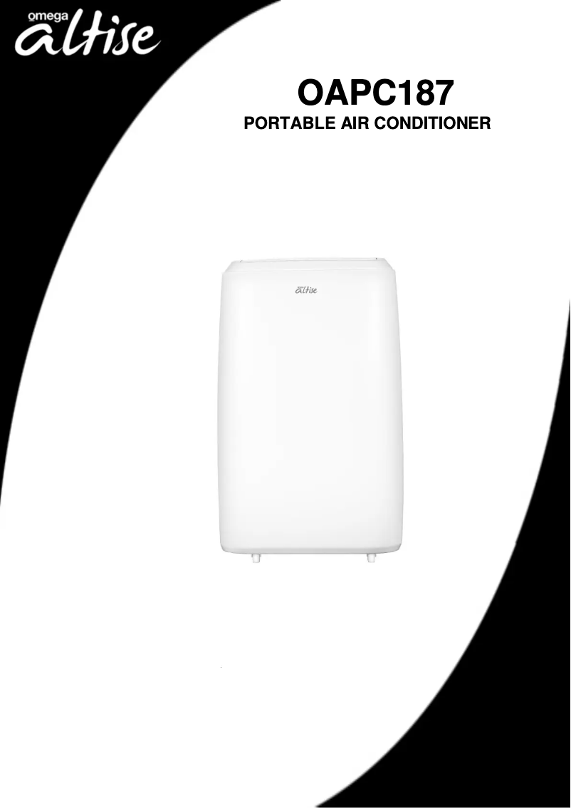 Page n°1 - Manuel utilisateur Omega Altise OAPC187