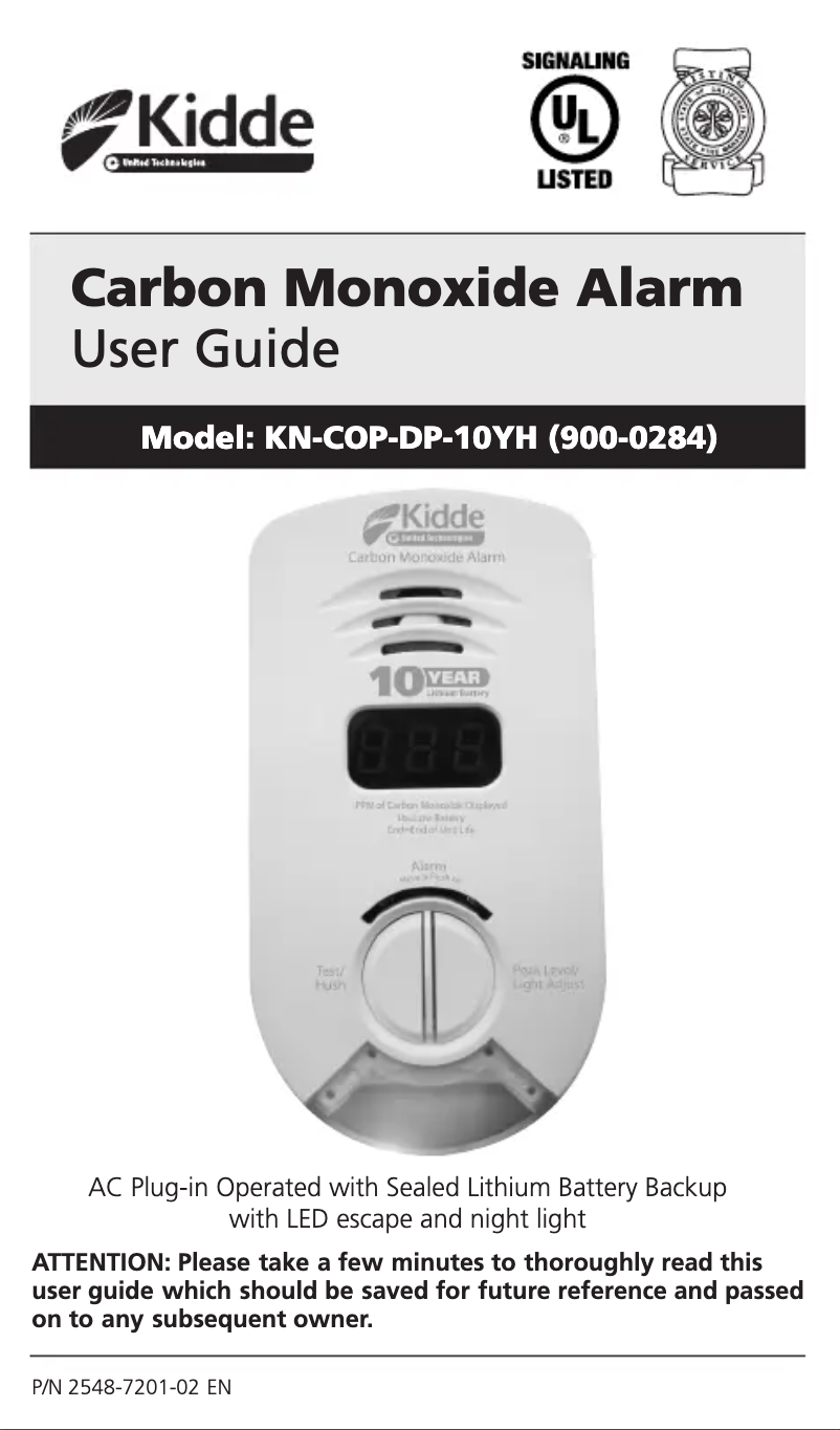 Image de la première page du manuel de l'appareil KN-COP-DP-10YH