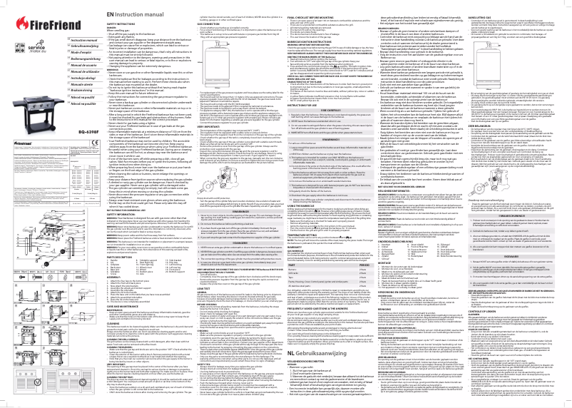 Page 1 de la notice Manuel utilisateur Campart BQ-6398F