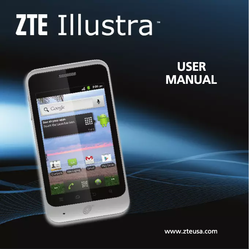 Page 1 de la notice Manuel utilisateur ZTE Illustra Z788G