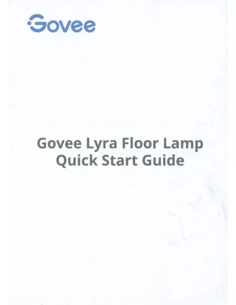 Page 1 de la notice Manuel utilisateur Govee Lyra Floor Lamp