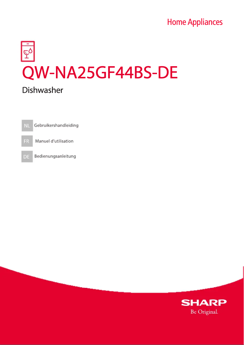 Image de la première page du manuel de l'appareil QW-NA25GF44BS-DE