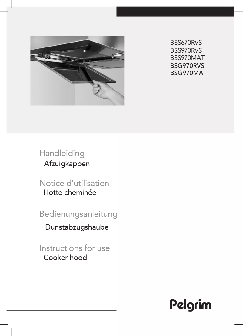 Image de la première page du manuel de l'appareil BSG970MAT