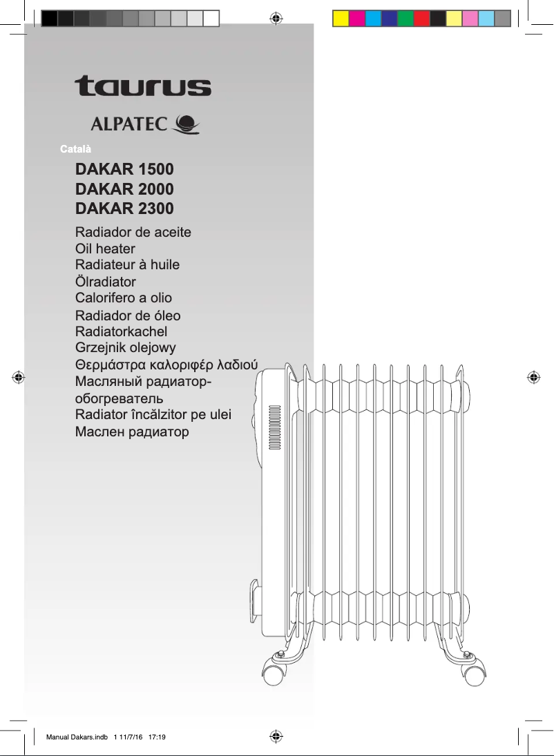 Page 1 de la notice Manuel utilisateur Taurus Dakar 2000