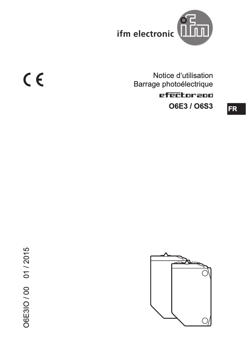 Page n°1 - Manuel utilisateur IFM O6E309