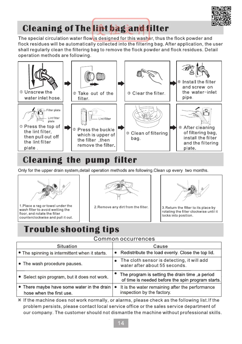 Page n°1 - Manuel utilisateur TCL TWA80-F307GM-09