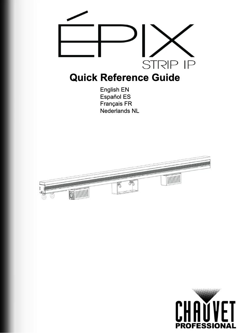 Page 1 de la notice Manuel utilisateur Chauvet ÉPIX Strip IP
