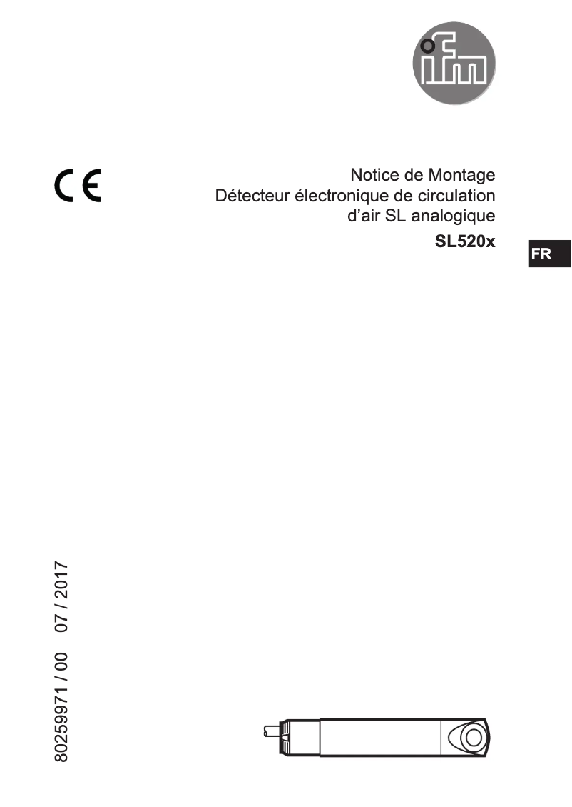 Página 1 del manual Manual de usuario IFM SL5204