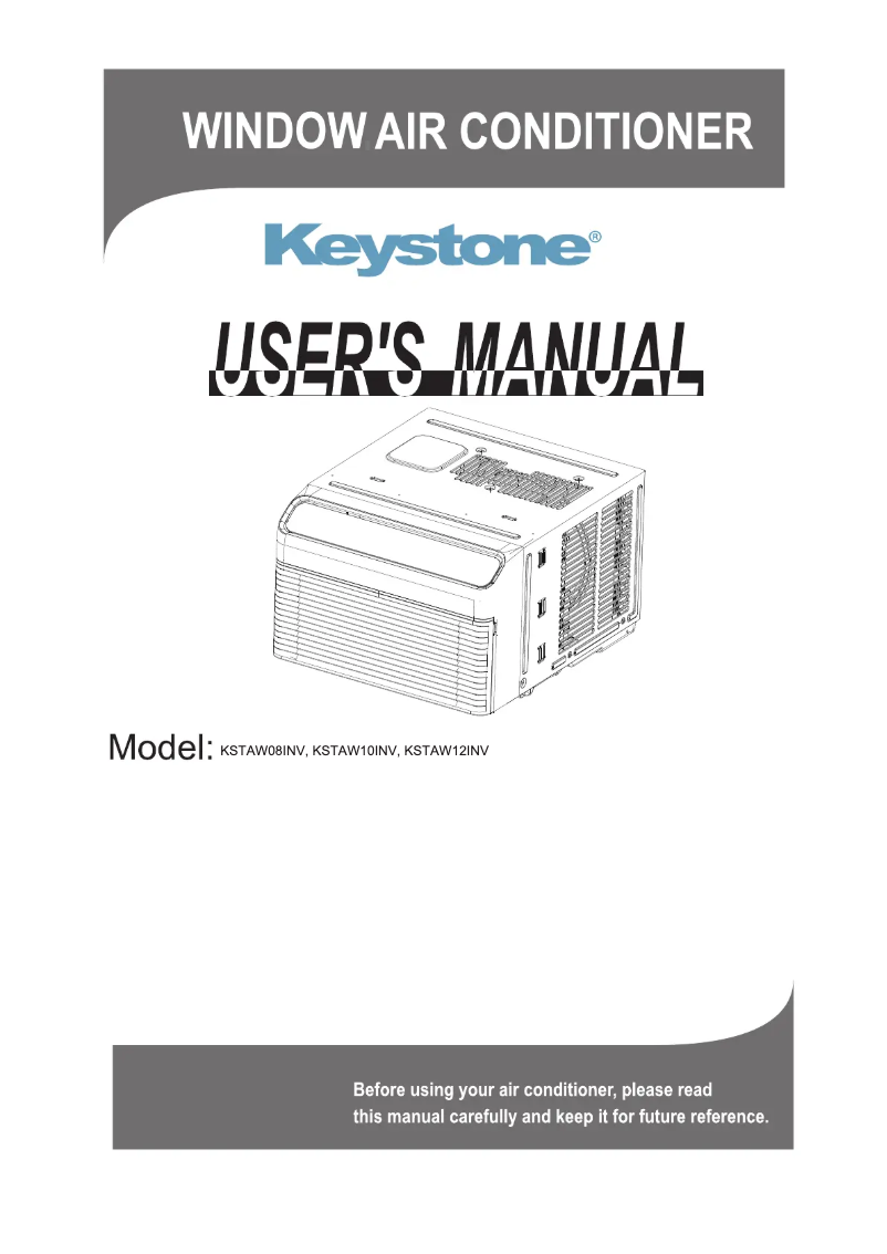 Page n°1 - Manuel utilisateur Keystone KSTAW08INV